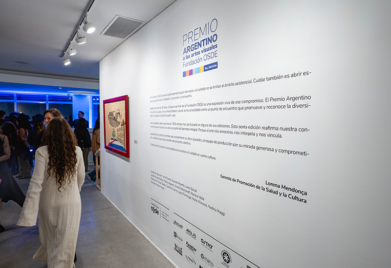 Muestra premio argentino a las artes visuales de fundación OSDE