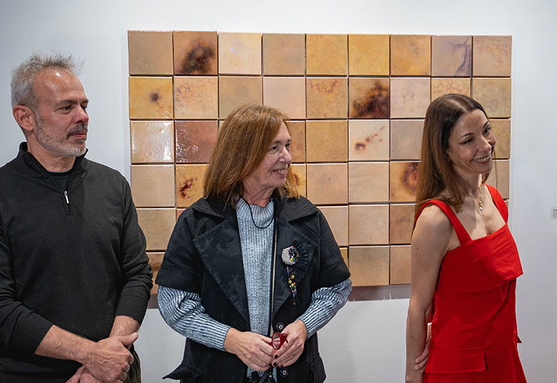Mariano Vilela, Marina Aguerre y Lorena Mendonça.
